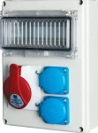 B.SLIM-8S-3BR    R-BOX SLIM 1x16/5, 2x250V