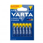 Varta AAA bateria 4+2/bal Longlife power alkalická
