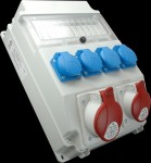 ROZV. ROS 11/x-22 4x250V,2x32A/5P, 11mod IP54 SEZ DK